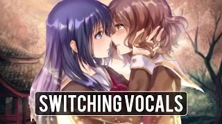 Nightcore | Faded ✗ Roses「Switching Vocals」