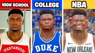 I Played Zion Williamson ENTIRE Career