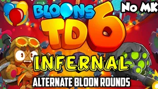 BTD6 - Infernal - Alternate Bloon Rounds | No Monkey Knowledge (MK) (ft. Quincy)