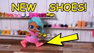 Lol Surprise Dolls Go Shoe Shopping At Mall!