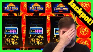 3 Ultimate Fire Link Slots, 3 JACKPOTS At One Time Hit By 1 Person... ME! Epic Night of Winning!