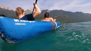 Annecy France cliff jumping montage