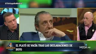 Pedrerol abandona el PLATÓ EN DIRECTO tras estas declaraciones de Paco Buyo