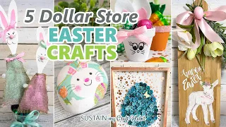 5 Easy DIY Dollar Store Easter Crafts and Gifts to Make