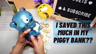 HOW MUCH DID I SAVE IN MY PIGGY BANK??? | P10-P20 Savings Challenge | PH 💰 💕