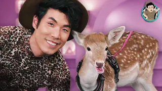 Eugene Gets Surprised By A Baby Deer 🦌