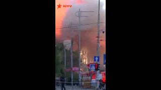 Большой взрыв в Киеве ПОПАЛ НА ВИДЕО #shorts
