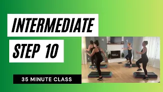 Intermediate Step Aerobics Class