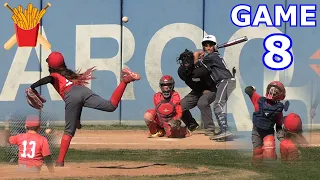 AALIYAH STRIKES OUT THE BOYS! | Team Rally Fries (9U Spring Season) #8