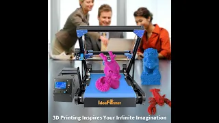 IdeaFormer IR3 V1 Conveyor Belt 3D Printer Infinite Z Axis 250×250×∞mm Printing