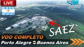 🔴 FS2020 - FBW A320: Porto Alegre (SBPA) ➡ Buenos Aires (SAEZ)