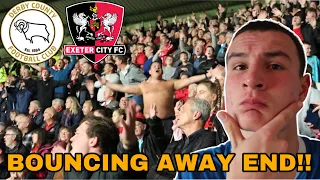 BEST AWAY FANS IN LEAGUE ONE!? | Derby County Vs Exeter City