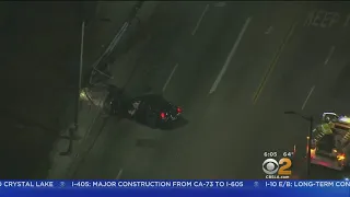 101 Freeway Reopens After Crash Sends Power Lines Across Lanes