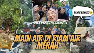 VLOG LIBURAN SERUNYA MAIN AIR DI AIR TERJUN #mudiklebaran#mixmarriage#indoturki#suamiturki