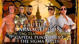 Tag Team Championship Bout: Capital Punishment vs. The Sigma Males