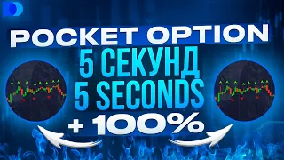 Pocket option 2023 стратегия на 5 секунд | заработал 100% к депо за день #трейдинг #pocketoption