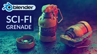 Blender | Modeling SCI-FI Grenade