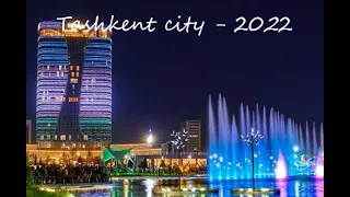Ташкент, музыкальный фонтан Tashkent city//The musical fountain Tashkent city