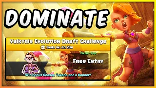 VALKYRIE EVOLUTION DRAFT CHALLENGE in CLASH ROYALE!