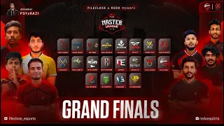 THE MASTERS LEAGUE PRESENTING FILE CLOSE & REDX ESPORTS | GRAND FINALS| PP 5000| PUBG