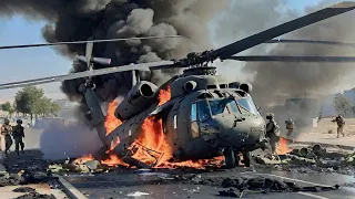 40 US MH-47E helicopters carrying 2200 elite troops hit by Russian anti aircraft missiles in Ukraine