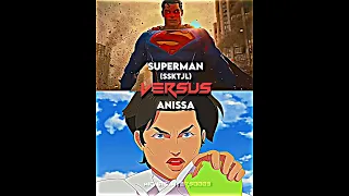 Superman vs Anissa #edit #shorts #viral #vs #dc #1v1 #gaming #batman #superman #invincible #show #tv