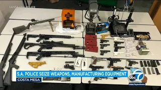 Santa Ana police seize rifles, 3D printers and pistol-making equipment in road rage investigation