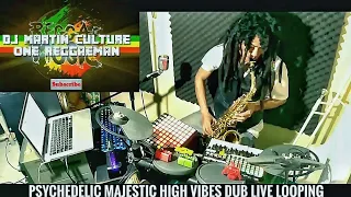 Psychedelic high vibes Roots reggae DUB live looping Dj Martin Culture One reggaeman
