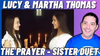 Lucy & Martha Thomas Reaction - The Prayer | First Time Hearing