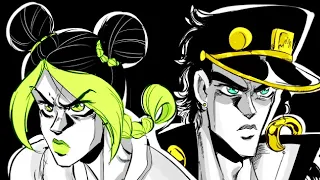 Jotaro & Jolyne's Generational Bonds - (JJBA Comic Dub)