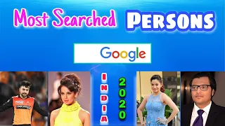 Most searched Persons on Google in India 2020||google year in search 2020||trendings in google