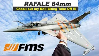 Amazing FMS Rafale 64mm EDF Jet - You Gotta See This Takeoff!