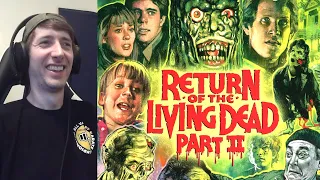 Return Of The Living Dead Part 2 (1988) Horror Movie Reaction/Review *First Time Watching*