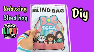 [💸paperply💸] toca boca Blind Bag Unboxing OPENING DIY Paper Squishy Blind Bags | Toa world life