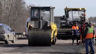 Робота не зупиняється: ремонт траси Київ – Харків – Довжанський триває