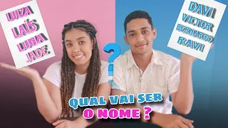 Escolhemos o nome do bebê! de menina e de menino 💚🩷