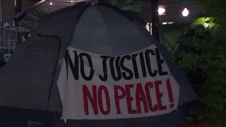 GW students continue protest after deadline to move encampment | NBC4 Washington