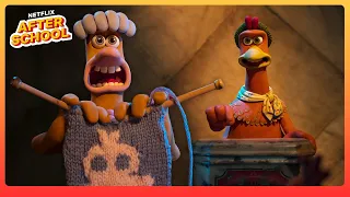 Operation Lie Low 😎🐔 Chicken Run: Dawn of the Nugget | Netflix After School