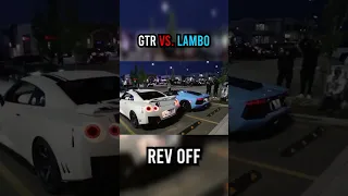 Nissan GTR R35 vs Lamborghini Aventador