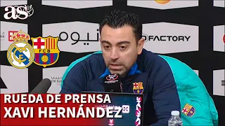 SUPERCOPA ESPAÑA | REAL MADRID VS. BARCELONA | Rueda de prensa de XAVI | AS