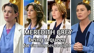 Meredith Grey being a queen for 6 minutes straight