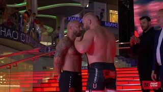 Церемония взвешивания ЖАРА Fight Show