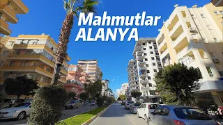 4K HDR MAHMUTLAR BARBAROS STREET 2023 / ALANYA MAHMUTLAR TURKEY  / MAHMUTLAR BARBAROS CADDESİ