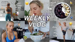 WEEKLY VLOG | HOMEWARE HAUL | BODY SCAN | AÇAI BOWL 🤤 NEW MACROS? | ANXIETY CHATS | Conagh Kathleen