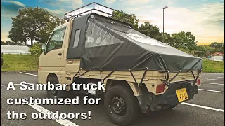 A Samber truck customized for the outdoors!