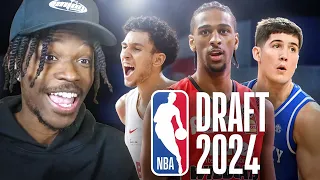 I Reacted To a 2024 NBA Mock Draft