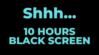 Shhh Sound Effect for Babies | Black Screen | 10 Hours of Shushing Baby to Sleep