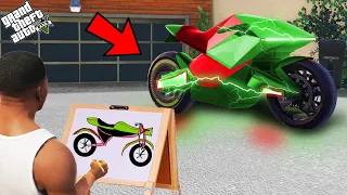 Franklin Using Magical Painting To Build The Most Powerful And Expensive Bike In Gta V ! GTA 5 new