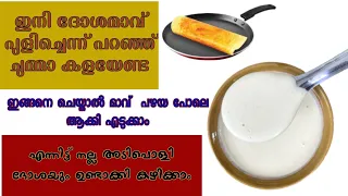 ദോശമാവ് പുളിച്ചേകിൽ ഇത് ചേർത്ത് കൊടുത്താൽ മാത്രം മതി പഴയ പോലെ നല്ല ദോശ ഉണ്ടാക്കി എടുക്കാൻ പറ്റും👌