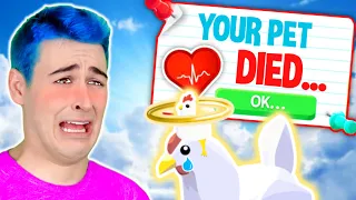 😭 My DREAM PET *DIED* In Adopt Me... *NEW* Update Where Pets Can DIE!! Jeffo Reaction (Roblox)
